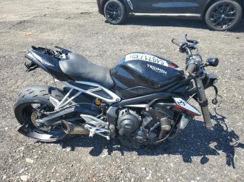  Salvage Triumph Motorcycle Street