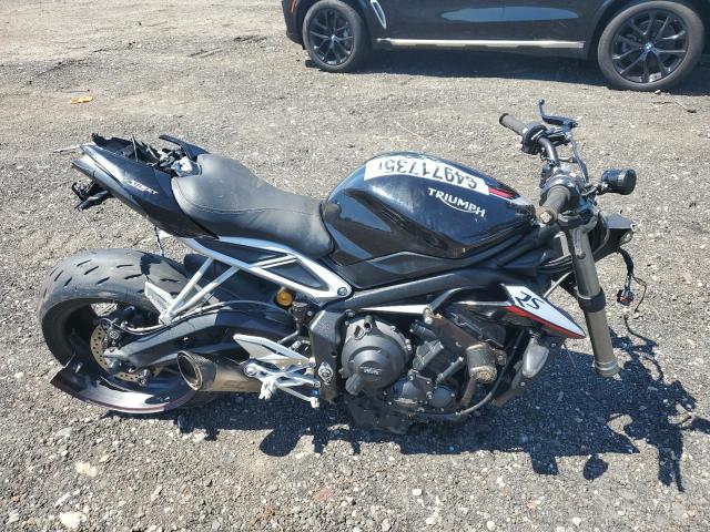  Salvage Triumph Motorcycle Street