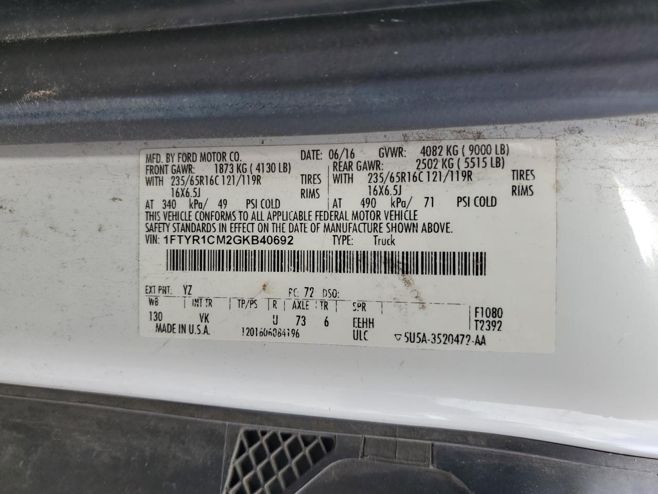 Ford Transit T-250 Image 13