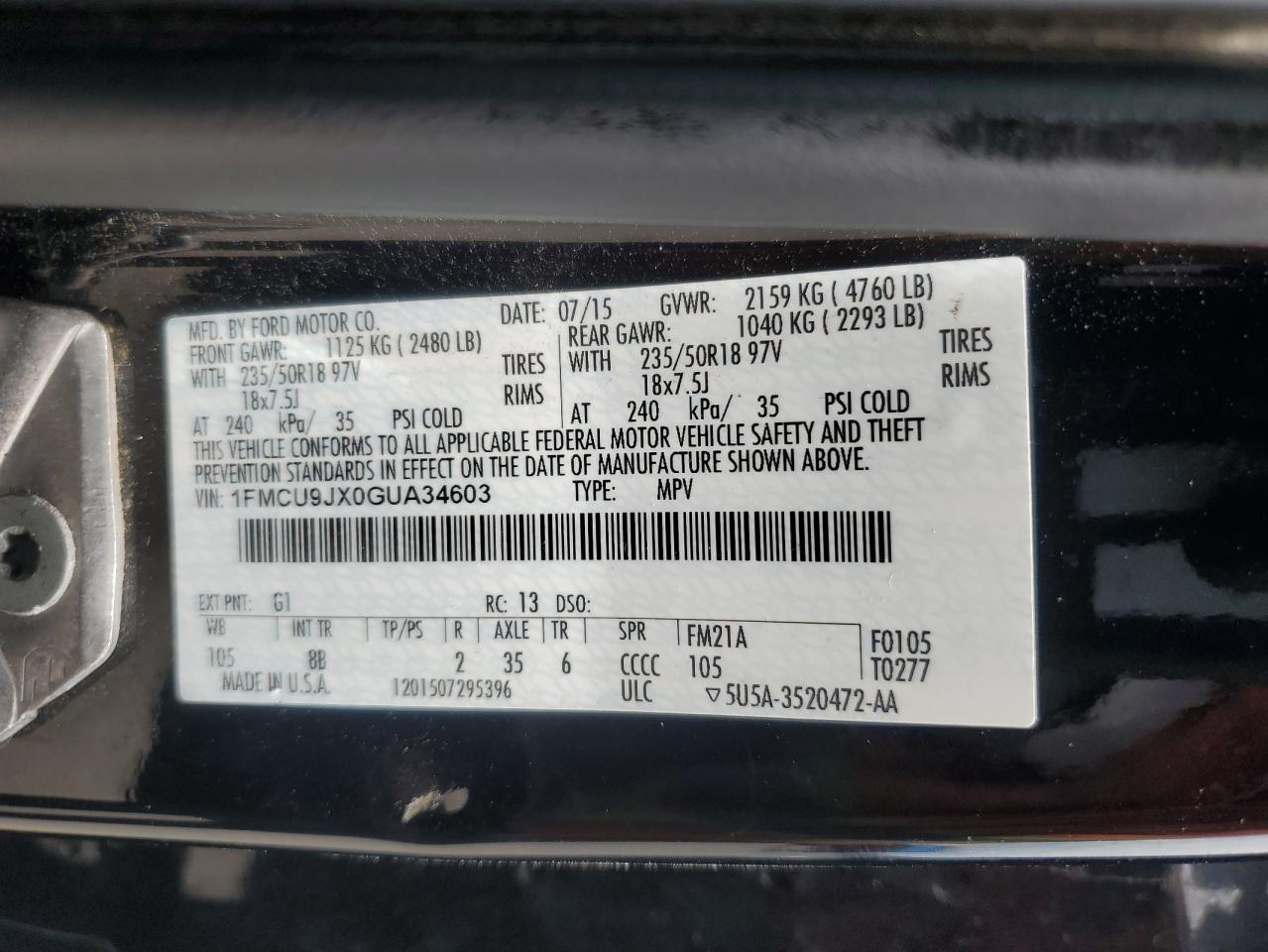 Ford Escape Titanium Image 4