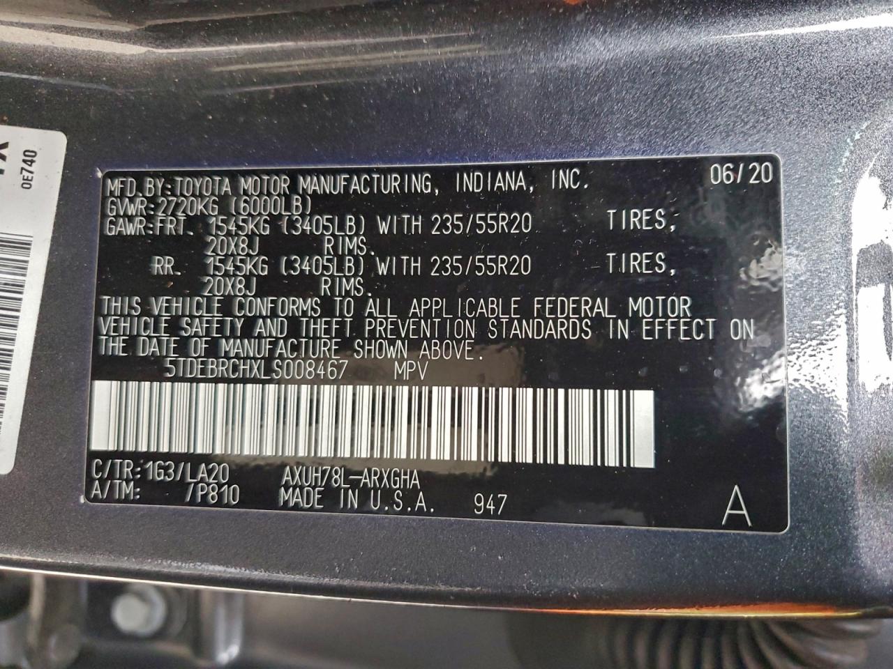 Toyota Highlander Hybrid Platinum Image 3