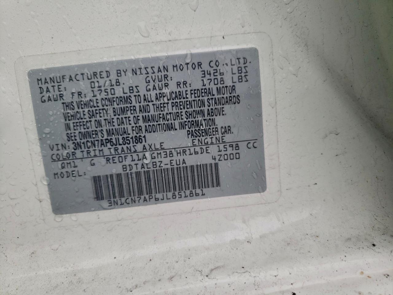 Nissan Versa S Image 10