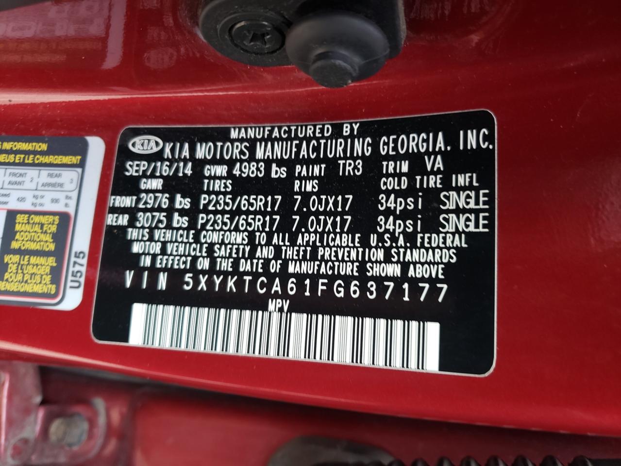 Kia Sorento Lx Image 2