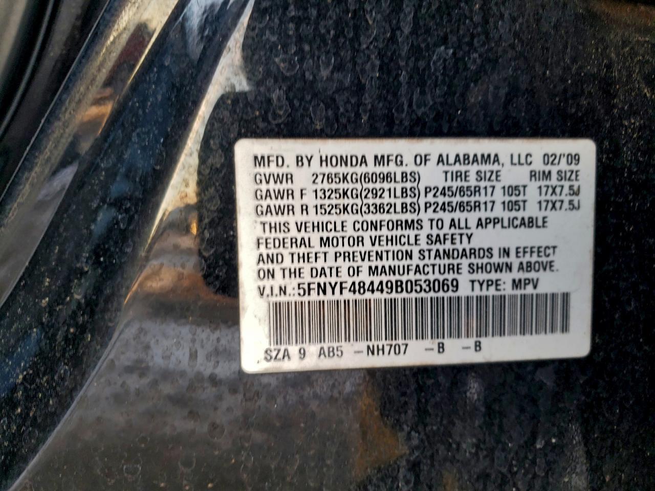 Honda Pilot Ex Image 9