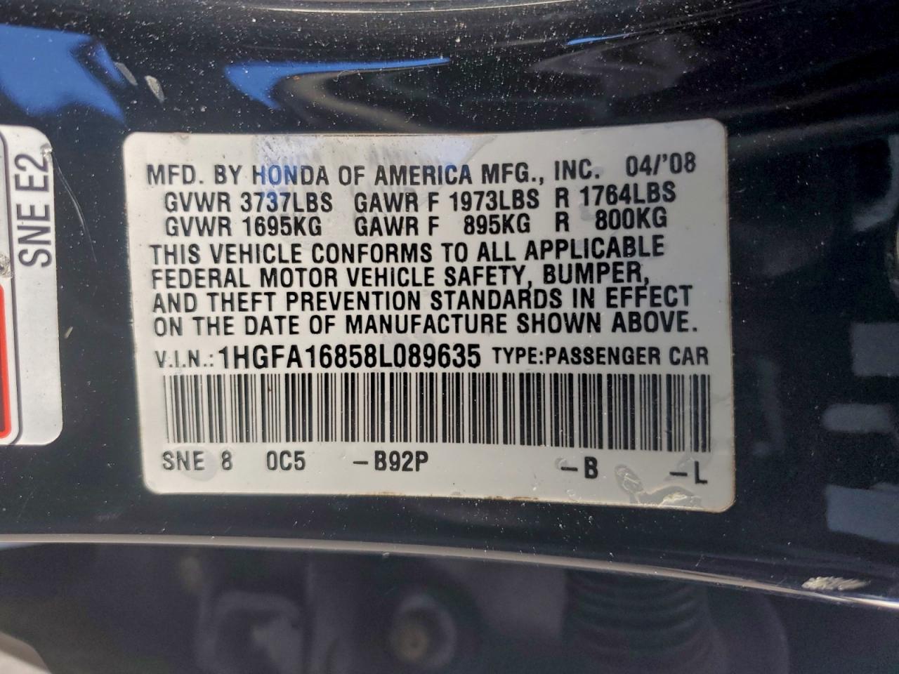 Honda Civic Ex Image 10