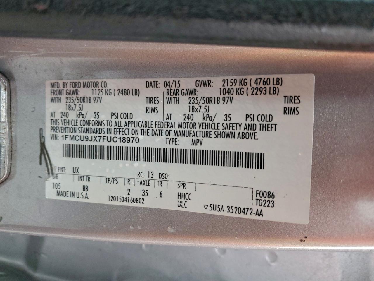 Ford Escape Titanium Image 9