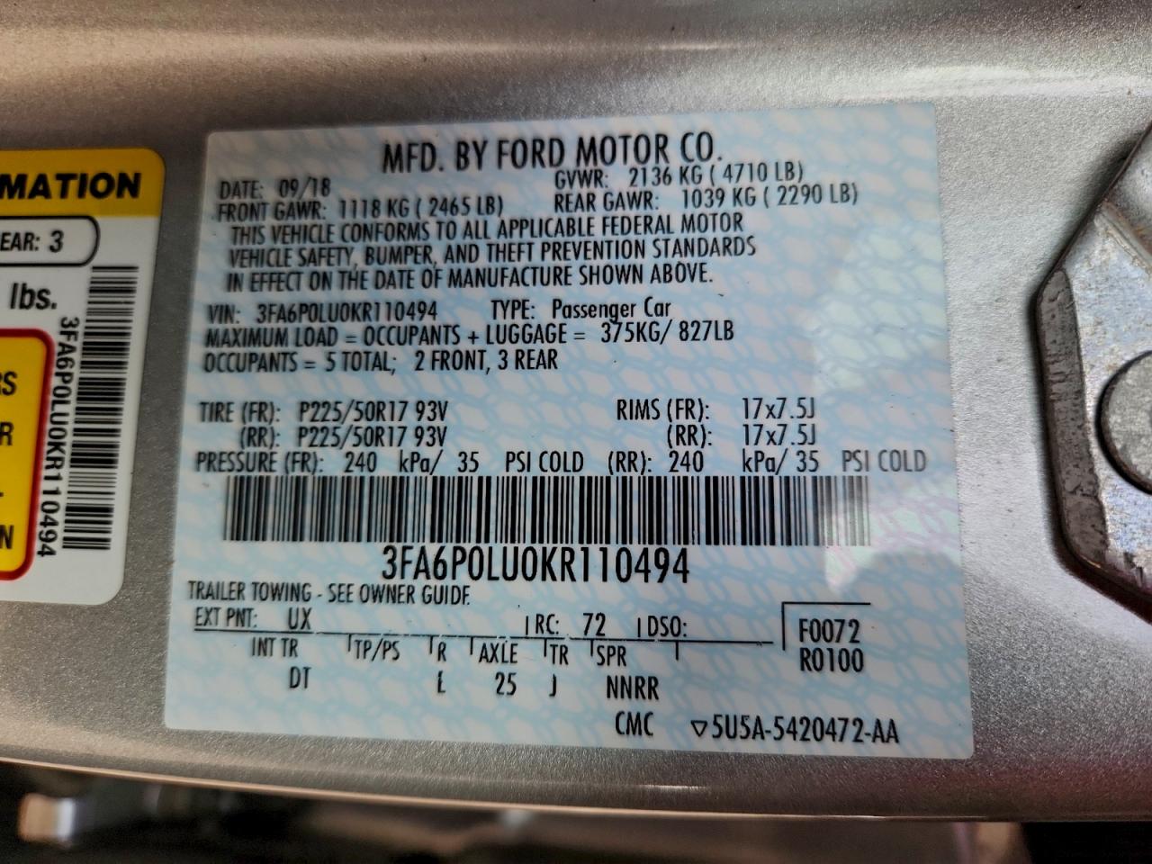 Ford Fusion Se Image 4