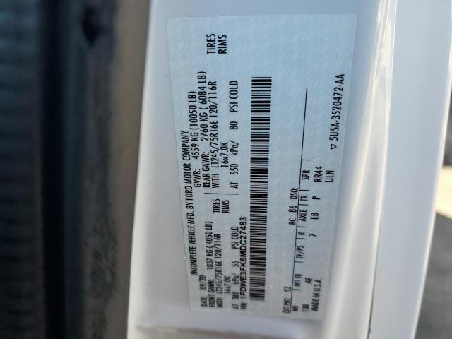 Ford Econoline E350 Super Duty Cutaway Van Image 13