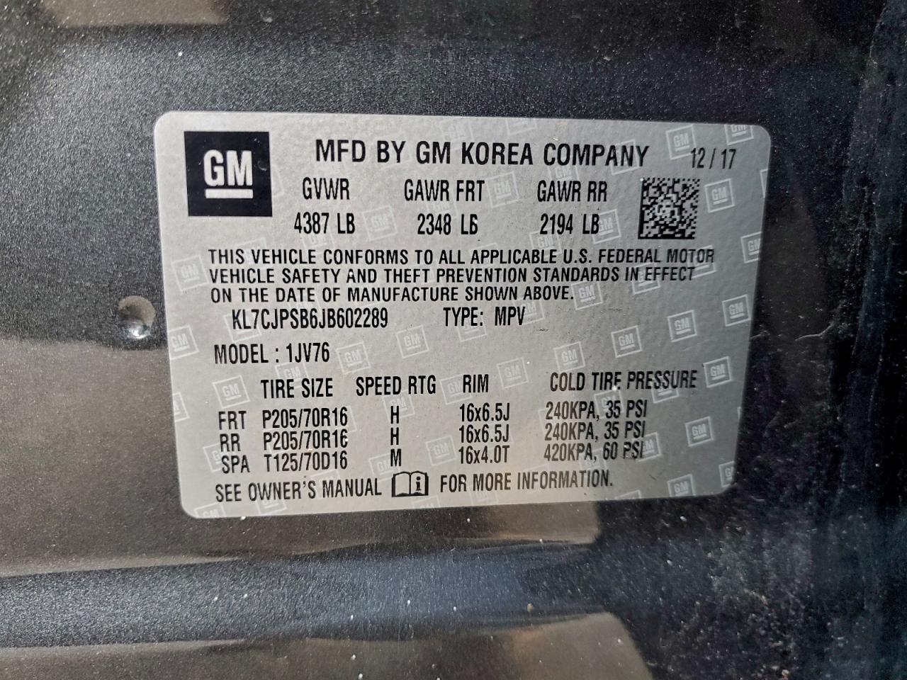 Chevrolet Trax 1lt Image 10