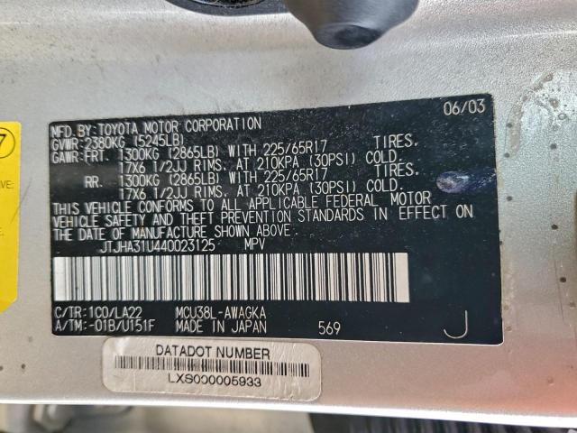 Lexus RX 330 Image 12